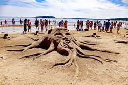 Concours de sculptures de sable 2024